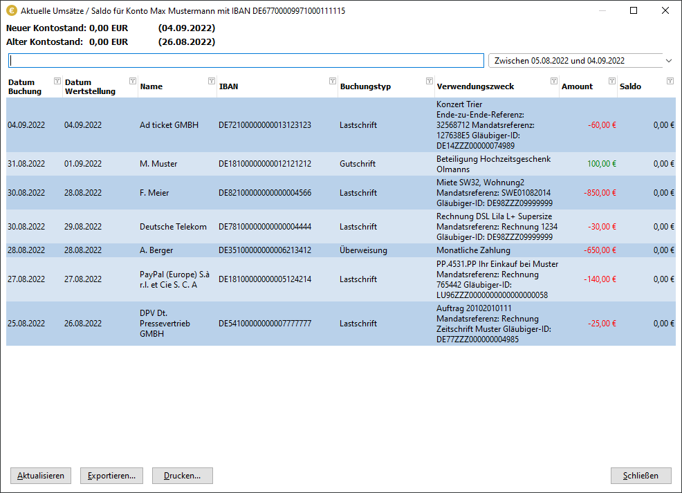 SEPA-Transfer-AccountTransactions