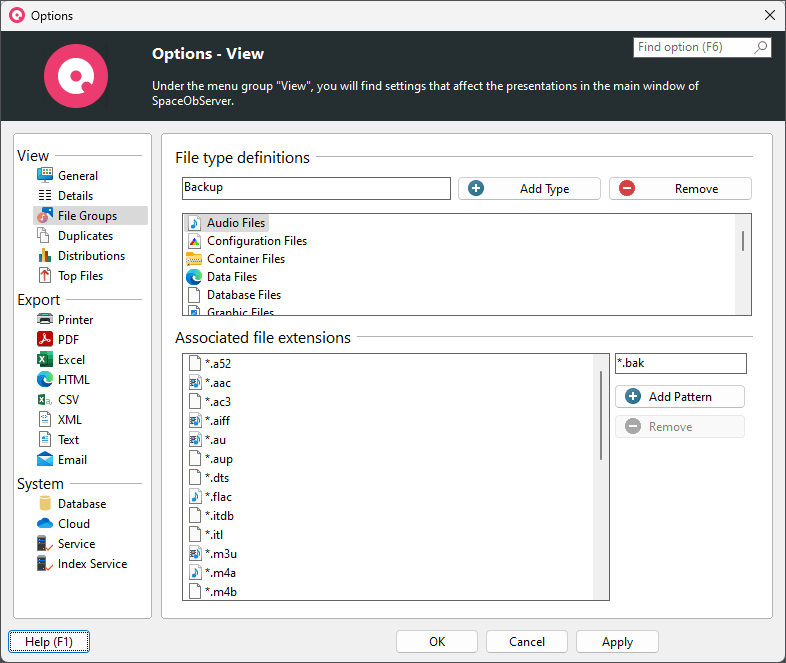 _images/SpaceObServer-Options-Filegroups.png