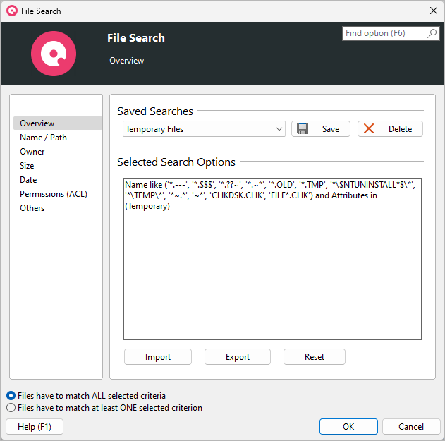File Search Overview