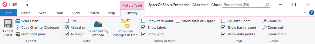 SpaceObServer-Ribbon-History