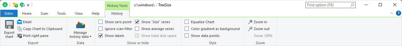 TreeSize-MainWindow_RibbonTab_History